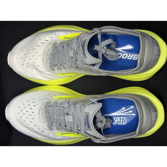 Unisex Size 6.5 - Brooks Hyperion Elite 2 Carbon Silver Nightlife NEW - Picture 6 of 9